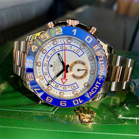 rolex yacht master 2 oro rosa 116681|yacht master ii two tone.